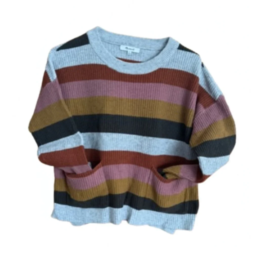 Madewell women's stripped sweater Size Medium